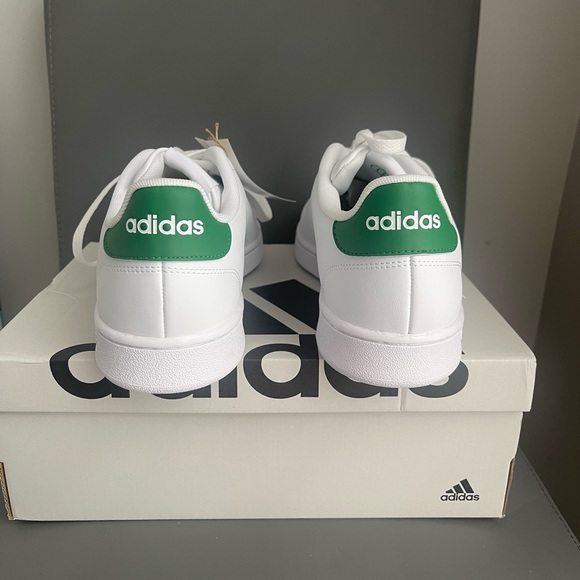 Adidas Advantage Men’s Sneakers White Green Size 11.5 main image 6